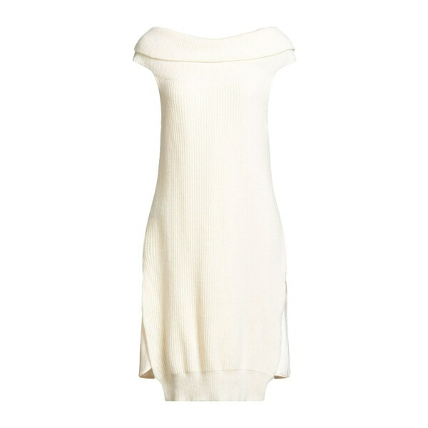 【送料無料】 セミクチュール レディース ワンピース トップス Mini dresses White