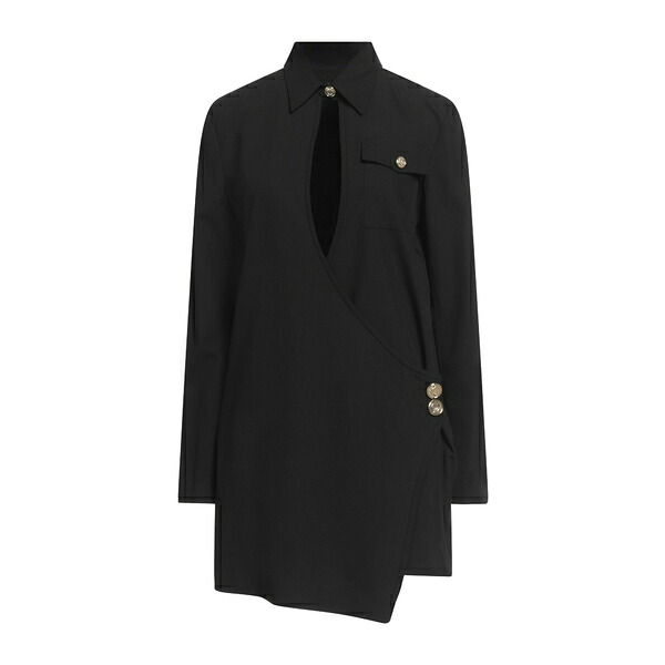 【送料無料】 ピンコ レディース ワンピース トップス Mini dresses Black