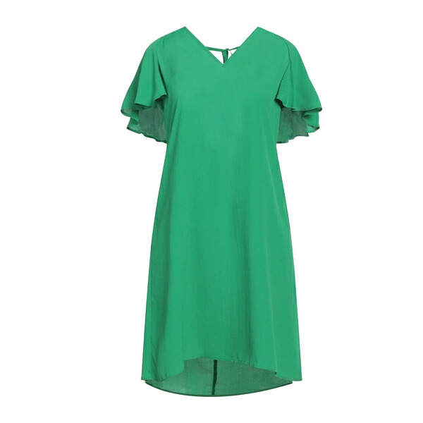 【送料無料】 スオリ レディース ワンピース トップス Mini dresses Green｜asty