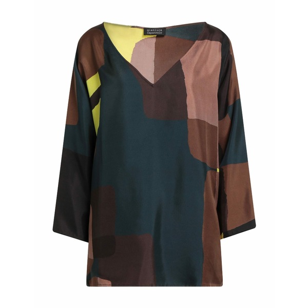 【送料無料】 ジャンルカ・カパンノロ レディース Tシャツ トップス Tops Brown