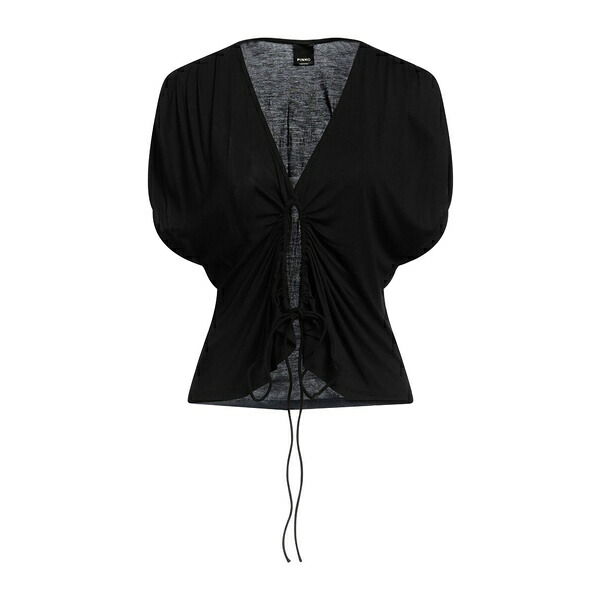 【送料無料】 ピンコ レディース Tシャツ トップス T-shirts Black