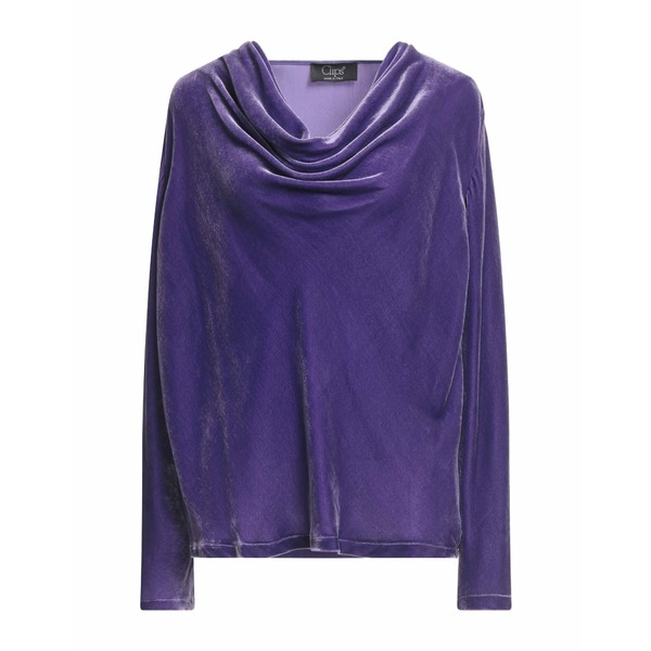 【送料無料】 クリップス レディース Tシャツ トップス Tops Purple