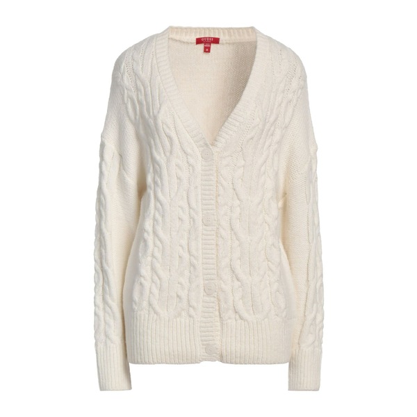 【貨物輸送無料】 ゲス レディース ジレー アウター Cardigans White