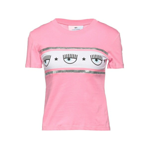【送料無料】 シアラフェラーニ レディース Tシャツ トップス T-shirts Pink