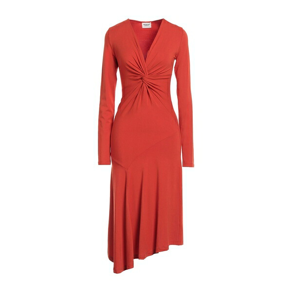 【送料無料】 イザベル マラン レディース ワンピース トップス Midi dresses Orange