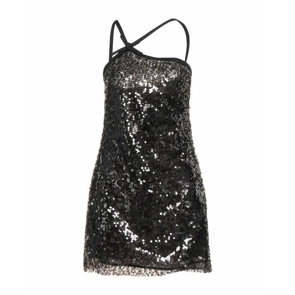 【送料無料】 エムエスジイエム レディース ワンピース トップス Mini dresses Black