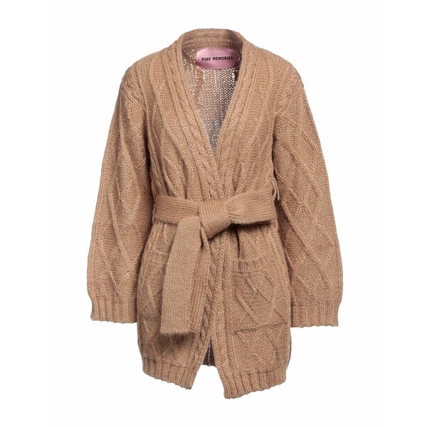 【貨物輸送無料】 サクラ色 メモリーズ レディース ジレー アウター Cardigans Beige