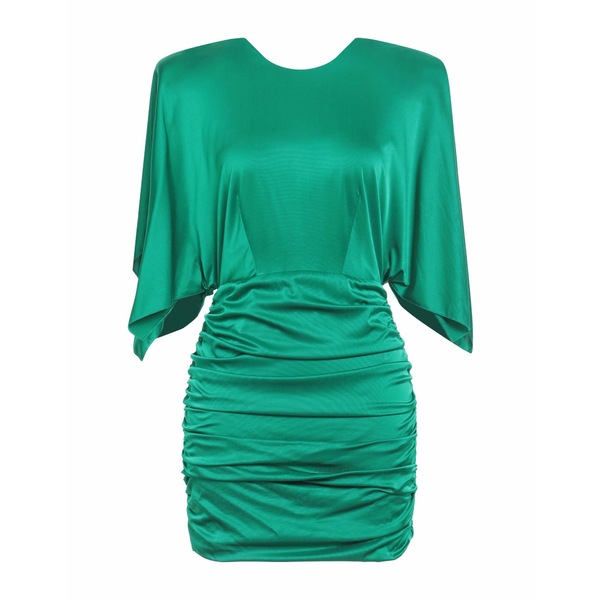 【送料無料】 アレクサンドル・ボーティエ レディース ワンピース トップス Mini dresses Green|asty