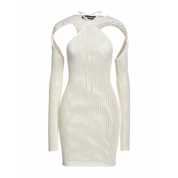 【送料無料】 アンドレダモ レディース ワンピース トップス Mini dresses White