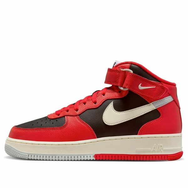 Nike ナイキ メンズ スニーカー  【Nike Air Force 1 Mid LV8 \u0027Split Black Red\u0027 DZ2554-001】  大きさ US_M_14