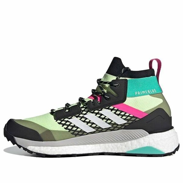 adidas アディダス メンズ スニーカー  【adidas Terrex Free Hiker Primeblue \u0027Hi-Res Yellow Black\u0027 FY7334】  大きさ US_12(30.0糎)