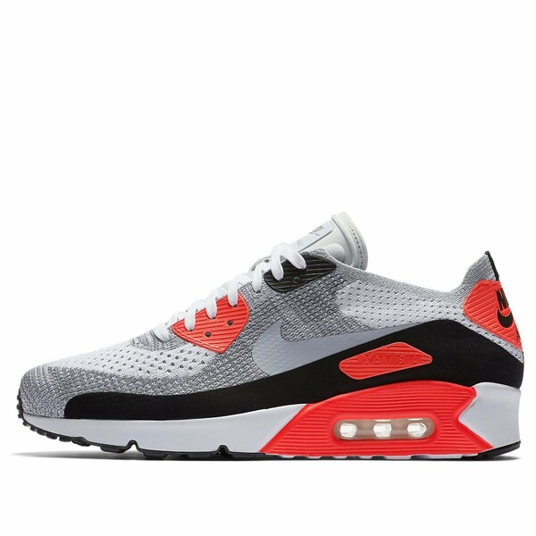 Nike ナイキ メンズ スニーカー  【Nike Air Max 90 Ultra 2.0 Flyknit \u0027Infrared\u0027 875943-100】  大きさ US_12(30.0珊)