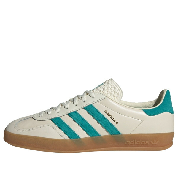 adidas アディダス メンズ スニーカー 【adidas Gazelle Indoor 'Chalk White Turquoise' JI2583】 サイズ US_M_13.5｜asty