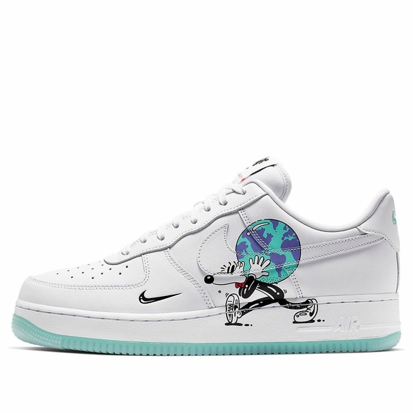 Nike ナイキ メンズ スニーカー  【Nike x Steven Harrington Air Force 1 Low Flyleather QS \u0027Earth Day\u0027 CI5545-100】  大きさ US_6(24.0糎)