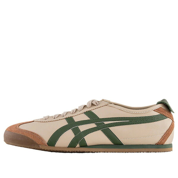 Onitsuka Tiger オニツカタイガー メンズ スニーカー  【Onitsuka Tiger Mexico 66 \u0027Brown Green\u0027 DL408-1785】  大きさ US_M_3.5