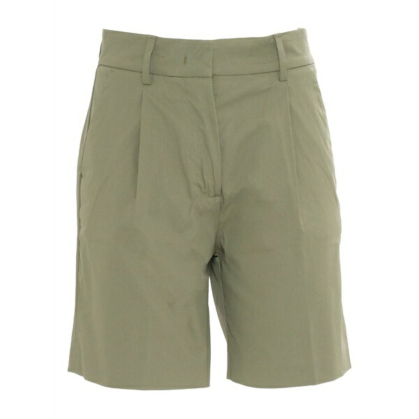ケイウェイ レディース カジュアルパンツ ボトムス Pleated knee-length shorts Green｜asty 32,370円