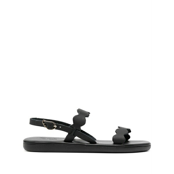 アンシエントグリークサンダル レディース サンダル シューズ Afro strap-detail sandals Black｜asty