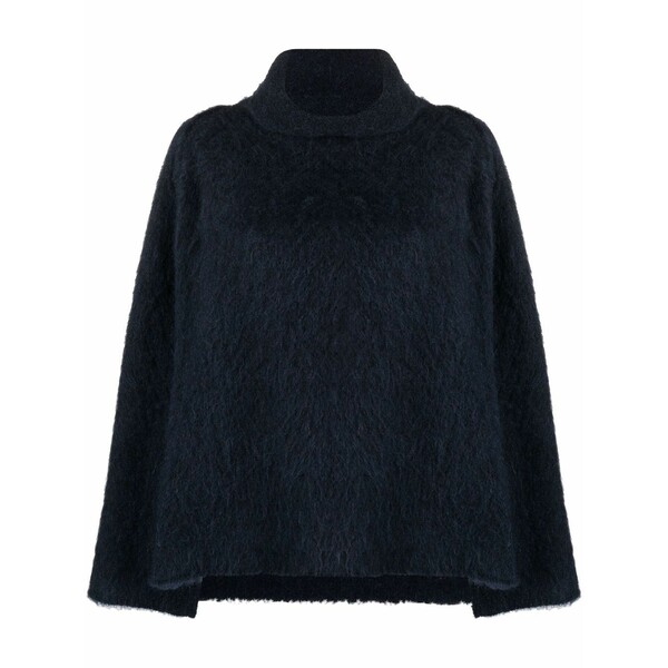 マロ レディース ニット&セーター アウター Alpaca-blend turtleneck sweater Blue｜asty