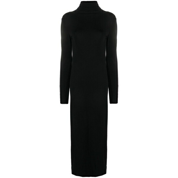 トム・クロム レディース ワンピース トップス Roll-neck jersey maxi dress Black｜asty