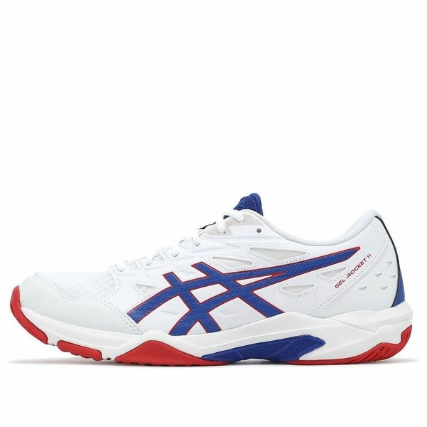 ASICS アシックス メンズ スニーカー  【ASICS Gel-Rocket 11 \u0027White Blue Red\u0027 1073A065-105】  大きさ US_8(26.0珊)