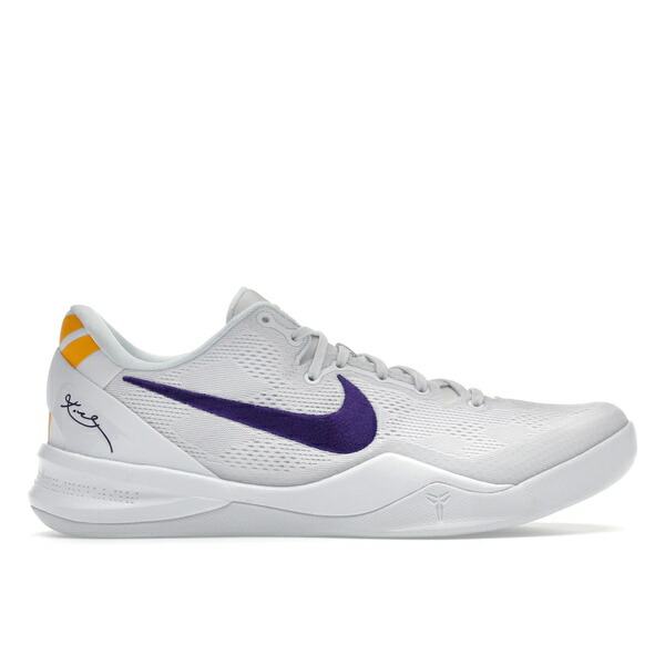Nike ナイキ メンズ スニーカー 【Nike Kobe 8 Protro Lakers Home】 サイズ US_M_13.5 White/Court Purple/University Gold