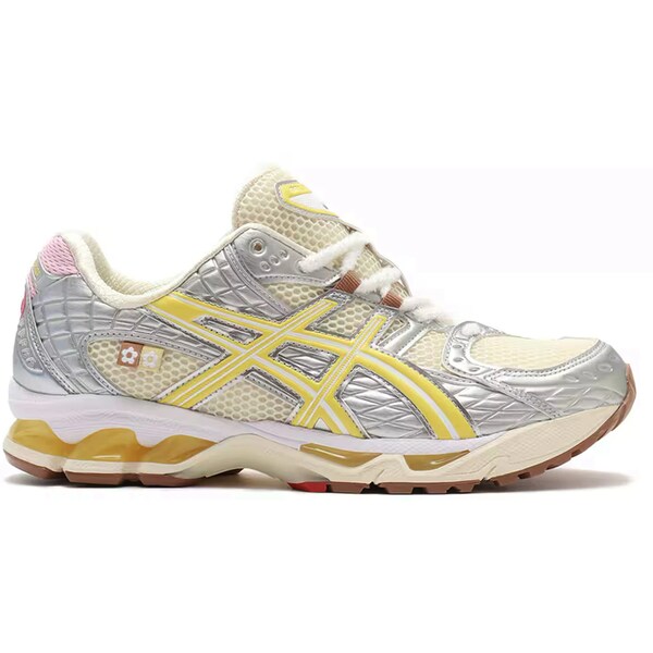 ASICS アシックス メンズ スニーカー 【ASICS Gel-Nimbus 10.1 Vandy The Pink x atmos Banana Split Banana】 サイズ US_8(26.0cm) Ivory/Pineapple Juice｜asty