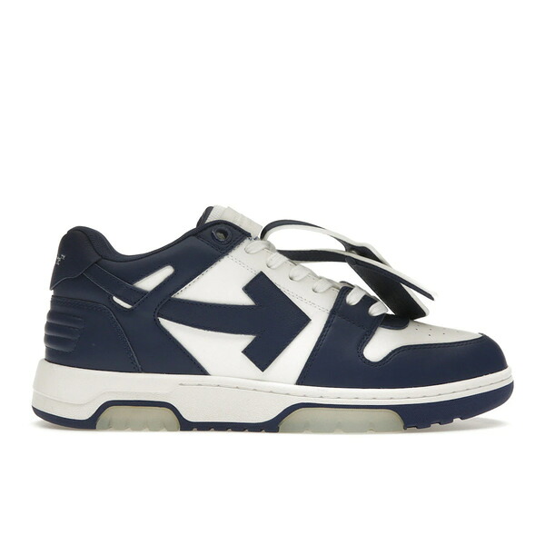 OFF-WHITE 象牙色 メンズ スニーカー  【OFF-WHITE Out Of Office OOO Low Tops White Royal Blue】  大いさ US_8(26.0珊) White/Royal Blue 靴-スニーカー