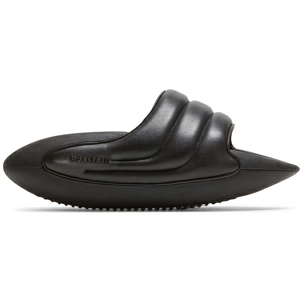 Balmain バルマン メンズ スニーカー  【Balmain B-IT Mules Black】  大いさ US_10(28.0糎) Black