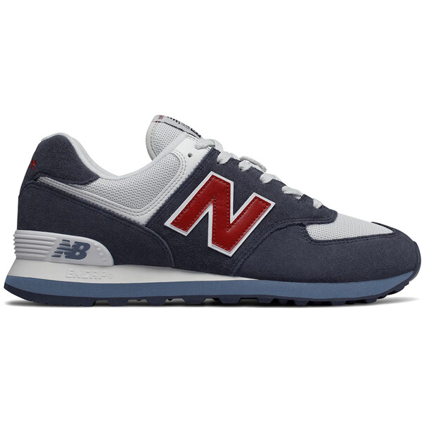 New Balance ニュー平衡にする メンズ スニーカー  【New Balance 574 Classic Core Plus Navy Red】  大いさ US_5.5(23.5糎) Navy/Red