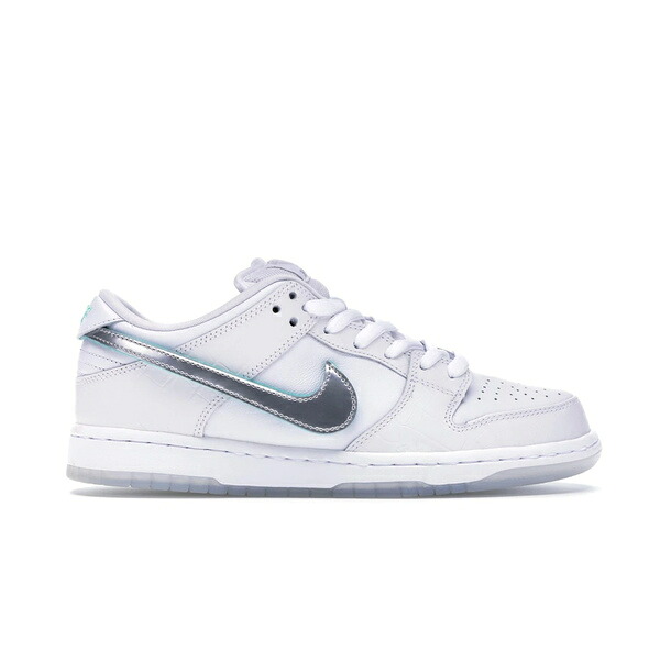 Nike ナイキ メンズ スニーカー  【Nike SB Dunk Low Diamond Supply Co. White Diamond】  大いさ US_M_13 White/Chrome-White-Tropical Twist