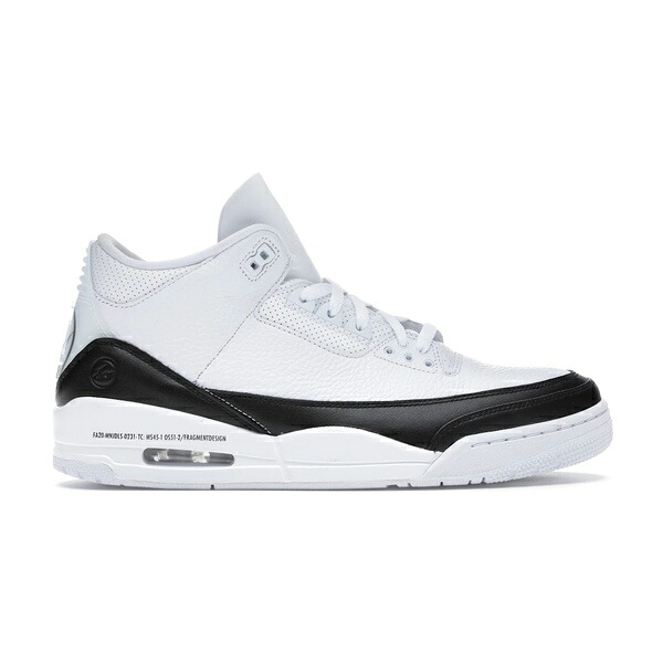 Jordan ジョーダン メンズ スニーカー  【Jordan 3 Retro Fragment】  大いさ US_M_4 White/White-Black