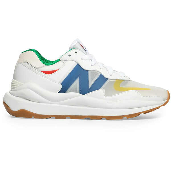 New Balance ニュー平衡にする メンズ スニーカー  【New Balance 57/40 STAUD White】  大きさ US_8.5(26.5珊) White/Blue Quartz