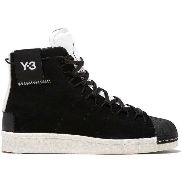 adidas アディダス メンズ スニーカー  【adidas Y-3 Super High Black White】  大いさ US_5.5(23.5糎) Black/Footwear White/Chalk White