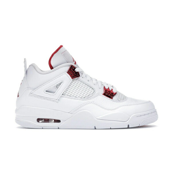 Jordan ジョーダン メンズ スニーカー  【Jordan 4 Retro Metallic Red】  大いさ US_M_13 White/Metallic Silver-University Red