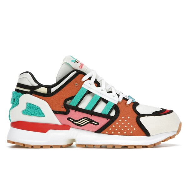 adidas アディダス メンズ スニーカー  【adidas ZX 10000 The Simpsons Krusty Burger】  大いさ US_7.5(25.5糎) White/Brown/Pink