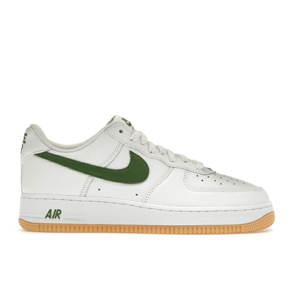 Nike ナイキ メンズ スニーカー  【Nike Air Force 1 Low Retro QS Color of the Month White Forest Green】  大きさ US_12(30.0珊) White/Forest Green/Gum Yellow