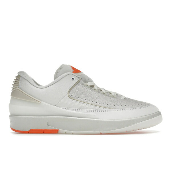 Jordan ジョーダン メンズ スニーカー  【Jordan 2 Retro Low Shelflife】  大きさ US_5.5(23.5珊) White/Sail-Light Bone-Bright Mandarin