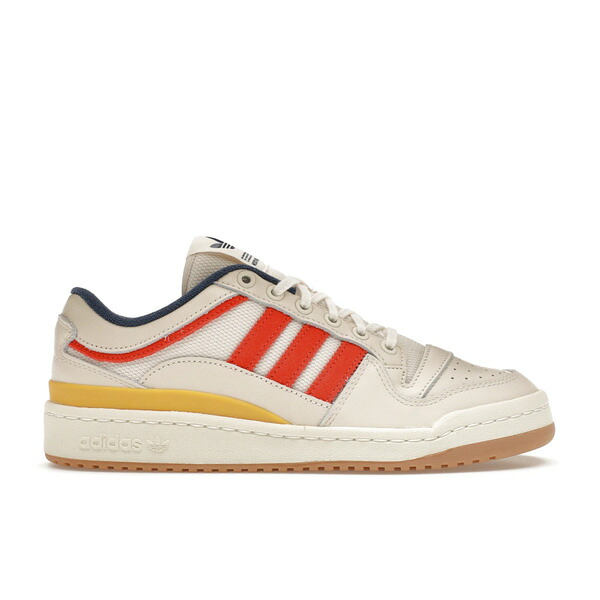 adidas アディダス メンズ スニーカー  【adidas Forum Low Wood Wood Burnt Orange】  大きさ US_8.5(26.5糎) Off White/Burnt Orange/Mustard Yellow