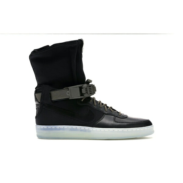 Nike ナイキ メンズ スニーカー  【Nike Air Force 1 Downtown Acronym Black Olive】  大いさ US_7.5(25.5糎) Black/Black-Medium Olive