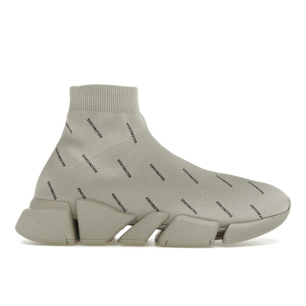Balenciaga バレンシアガ メンズ スニーカー  【Balenciaga Speed Trainer 2.0 All Over Logo Beige】  大きさ US_11(29.0珊) Beige/Black