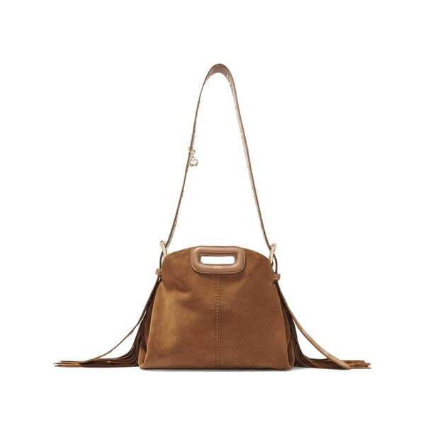 マージュ レディース ショルダーバッグ バッグ Mini miss m fringe-detail shoulder bag Brown