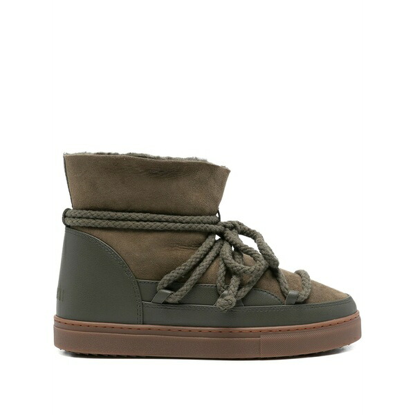イヌイキー レディース ブーツ シューズ Suede ankle boots Green