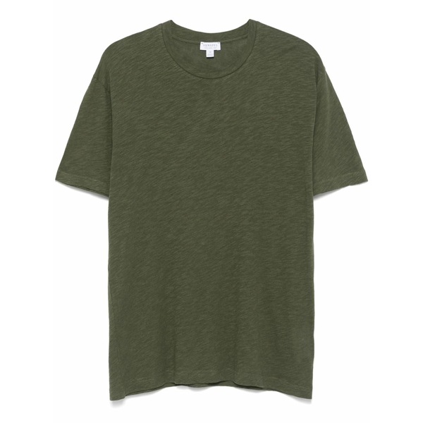 サンスペル メンズ Tシャツ トップス Slub t-shirt Green｜asty