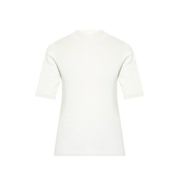 ファビアナ フィリッピ レディース 編み物\u0026プルオーバー アウター Fine-knit t-shirt White