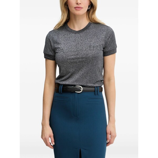 パトリツィア ペペ レディース プルオーバー トップス Short-sleeve t-shirt Grey