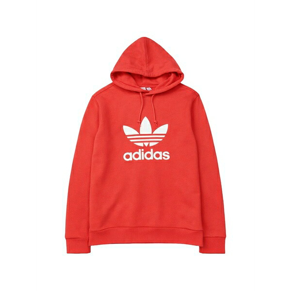 アディダス メンズ パーカー・スウェットシャツ アウター Originals trefoil hoodie Red
