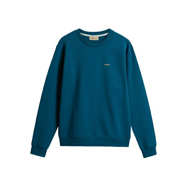 羊毛 分限者 メンズ パーカー・スウェットシャツ アウター Logo interlock crew-neck sweater Blue