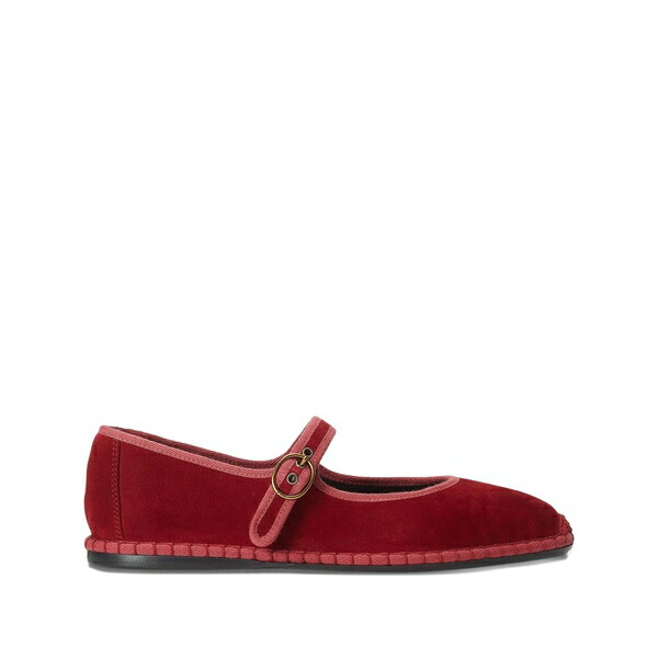 ラルフローレン レディース サンダル シューズ Mary jane ballet flats Red|asty