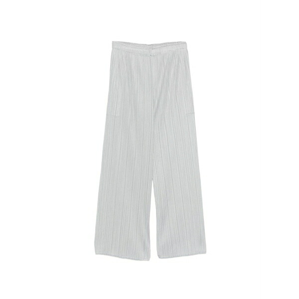 筋目 プリーズ イッセイ ミヤケ レディース 心地好いズボン下 ボトムス Monthly colors : february pleated trousers Grey