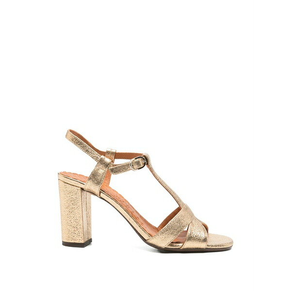チエミハラ レディース サンダル シューズ T-strap sandals Gold|asty